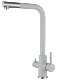 Смеситель для кухни GranFest URBAN Z-5421 серый